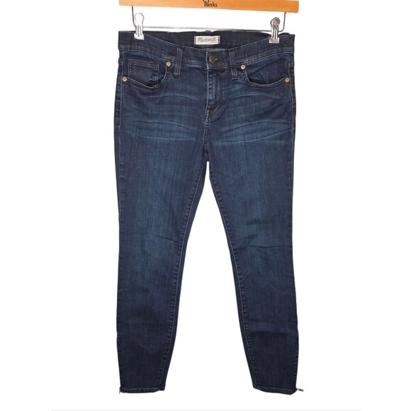 Madewell Denim - Madewell Skinny Skinny Zipper Hem Ankle Denim Jeans, Size 30, 4040037